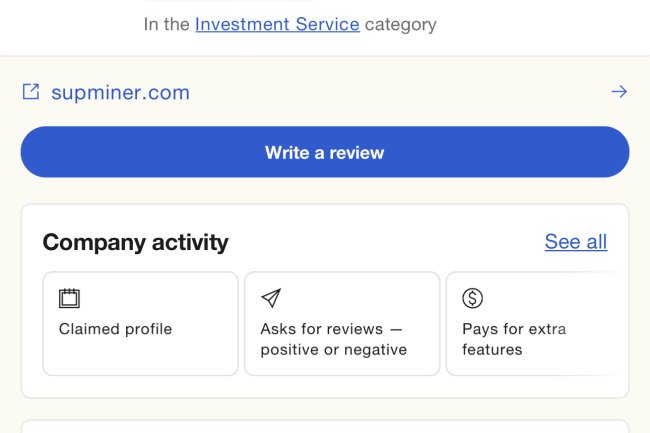 How Can I Withdraw From  SUP Miner