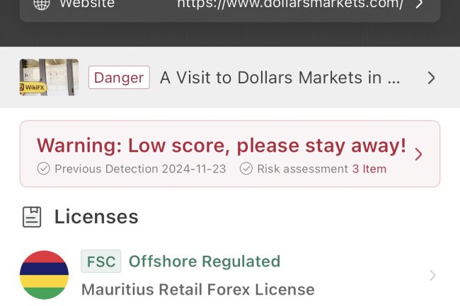 How Can I Recover My Money From Dollars Markets