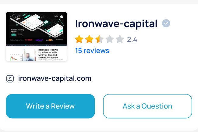 How Can I Recover My Money From Ironwave