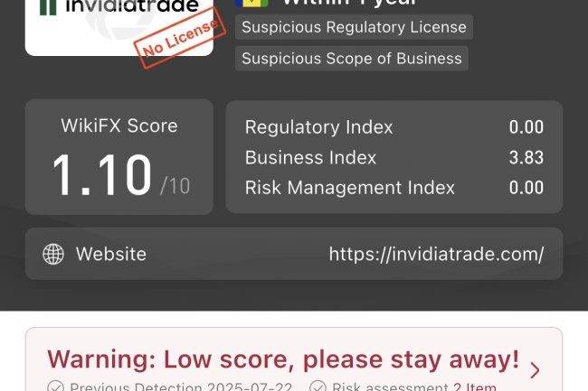 How Can I Recover My Money From Invidia Trade