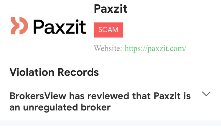 How Can I Recover My Money From Paxzit